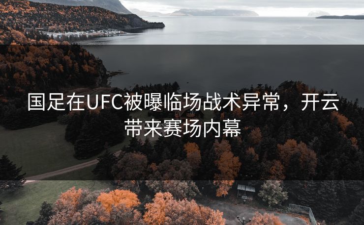 国足在UFC被曝临场战术异常，开云带来赛场内幕